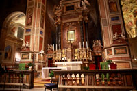 サンタゴスティーノ教会祭壇