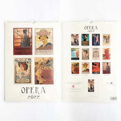 イタリア製カレンダー・OPERA2022