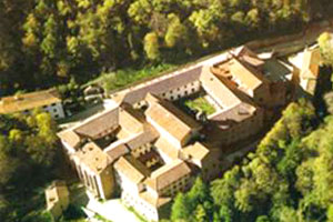 カマルドリ修道院敷地の眺望